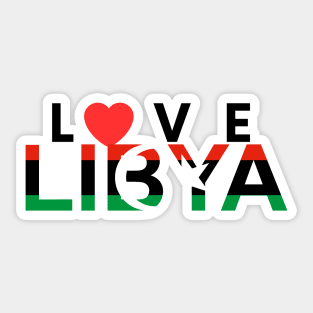 Love Libya Sticker